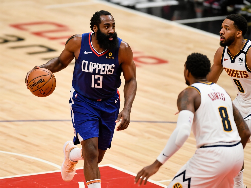 哈登力挽狂澜 28分8助攻助快船击败掘金 在这场备受关注的比赛中,哈登的表现堪称现