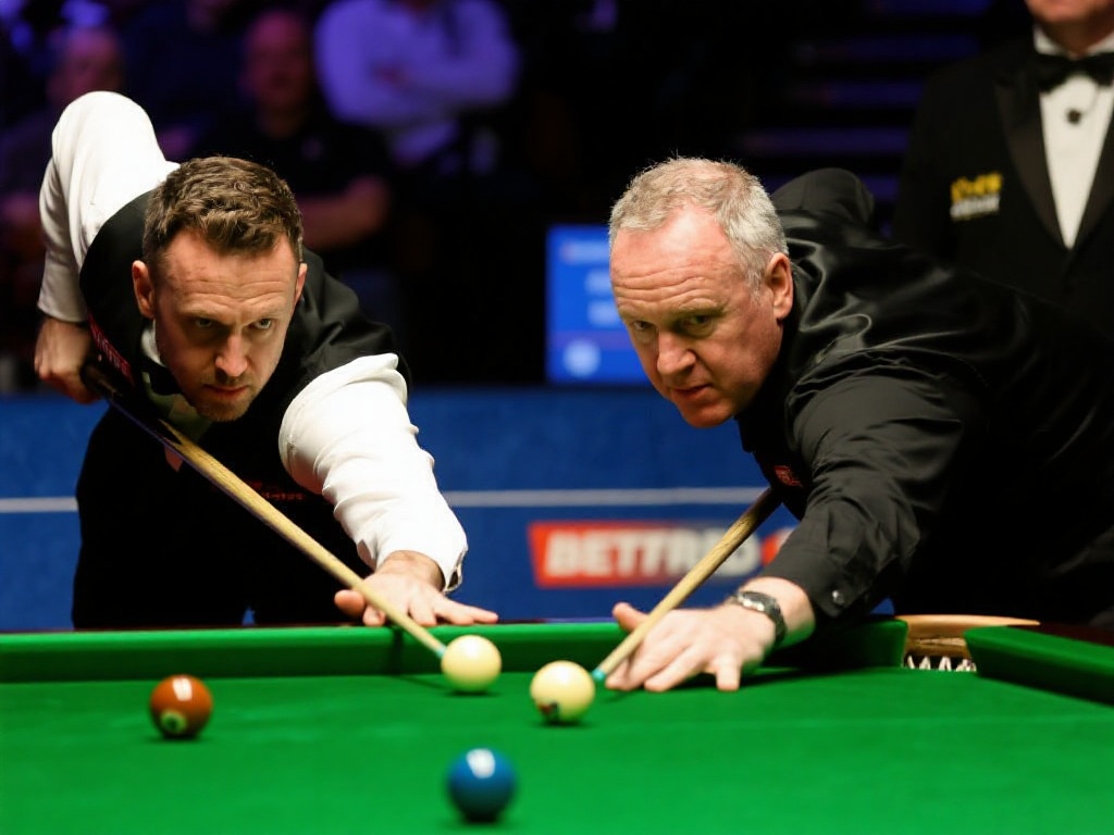 威廉姆斯险胜希金斯,以13-12挺进斯诺克世锦赛半决赛 在斯诺克世锦赛的激烈角逐中,一场备受瞩目